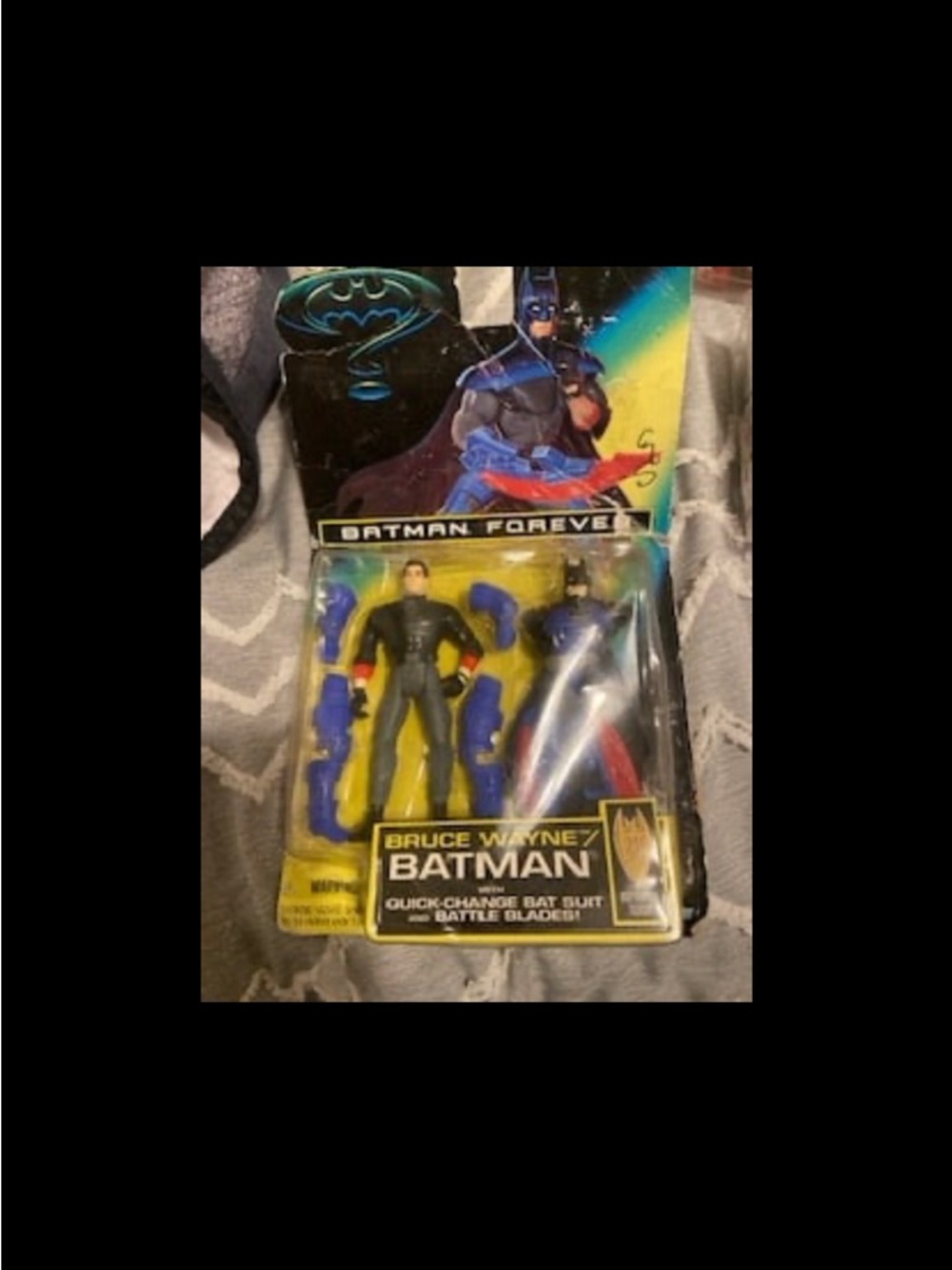 Batman Action Figure Bruce Wayne with Blue Accessories - Batman Forever